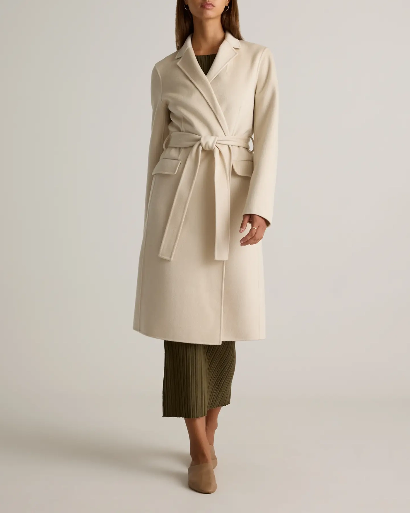 Daily Double-Faced Wrap Coat