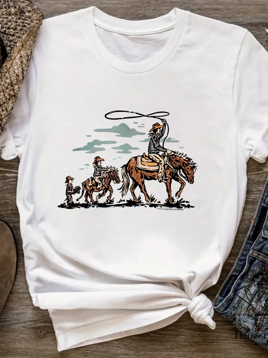 Western Cowboy Athletic T-shirt