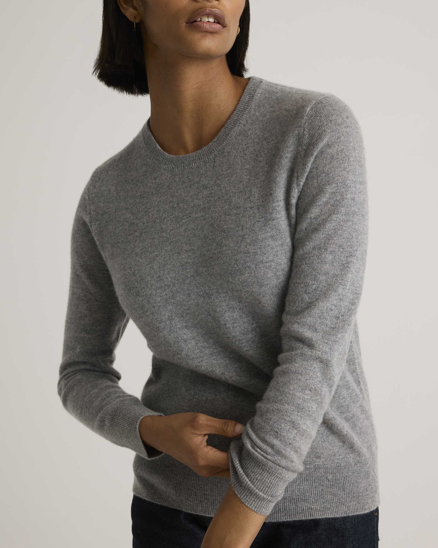 Regular Mongolian Cashmere Crewneck Sweater