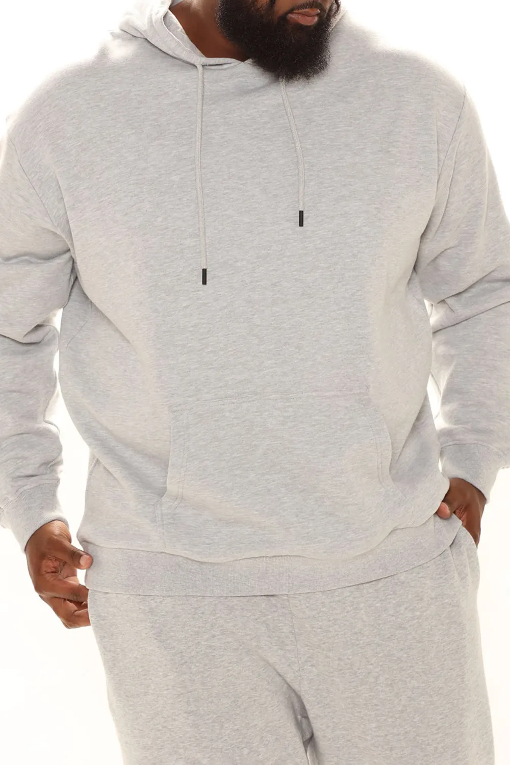 Slight Stretch Tyson Hoodie - Heather Grey