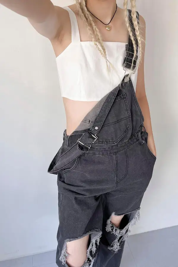 Nora Cut Out Overalls