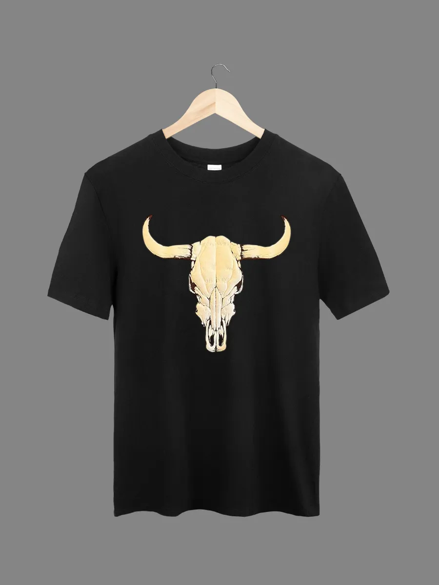 Cow bone avatar pattern T-shirt