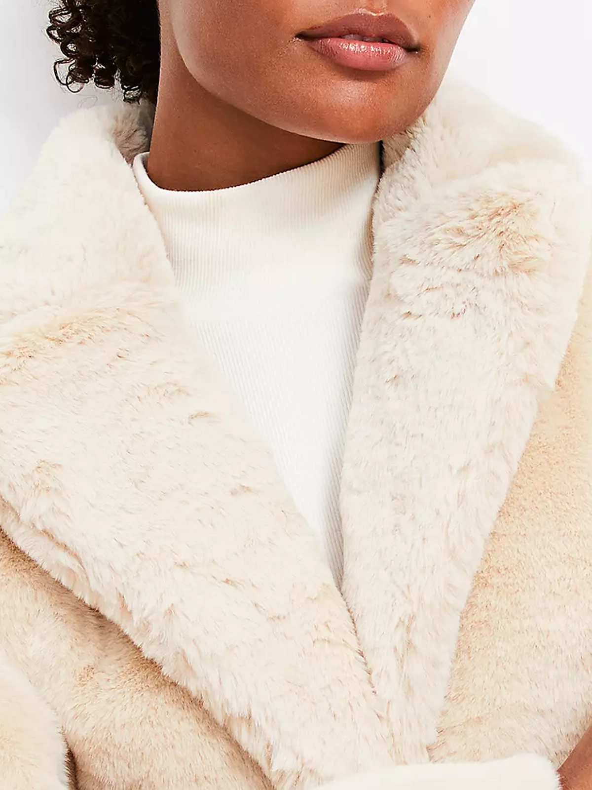 Modern Faux Fur Jacket