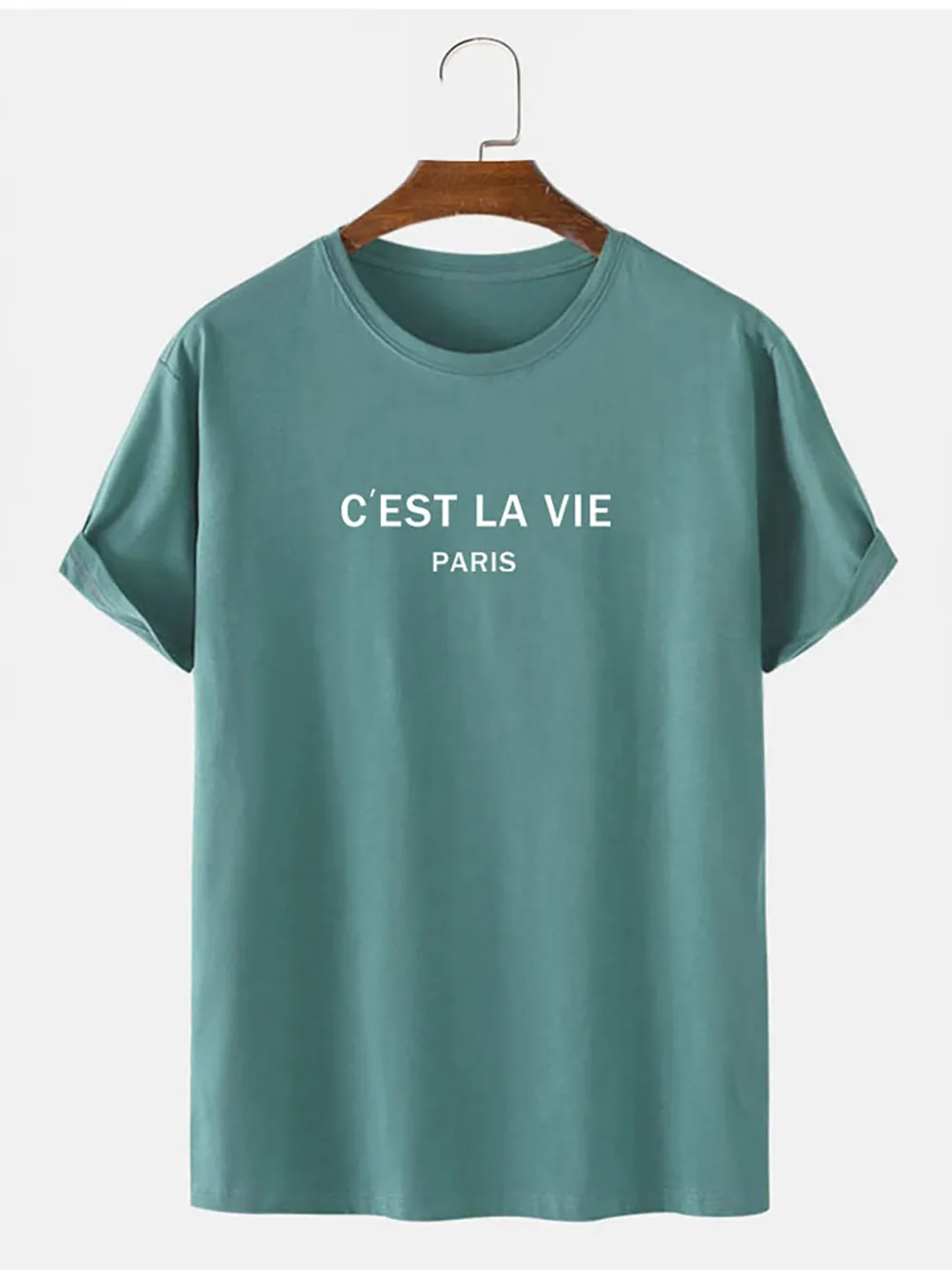 Paris Letter Print T-Shirt