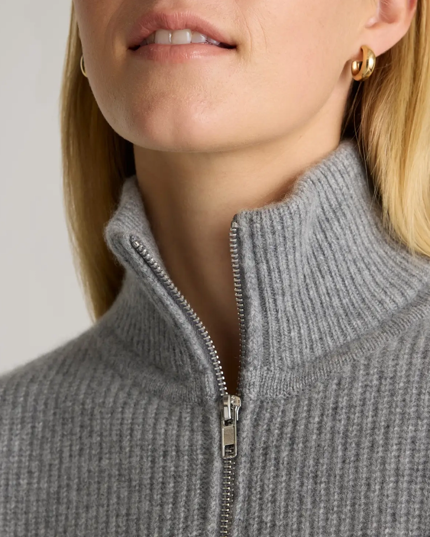 Thick Fisherman Quarter Zip Sweater