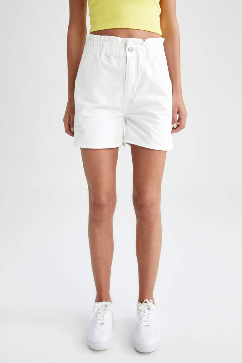 Paperbag Fit High Waisted Mini Short