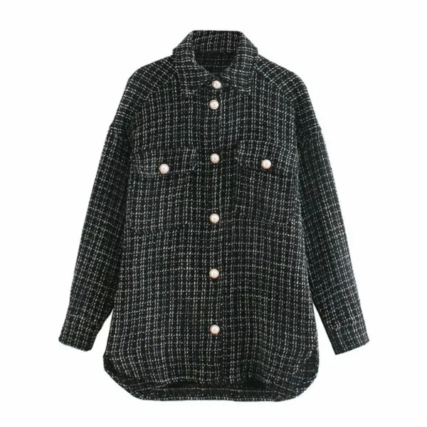 Delores Oversized Vintage Plaid Shirt