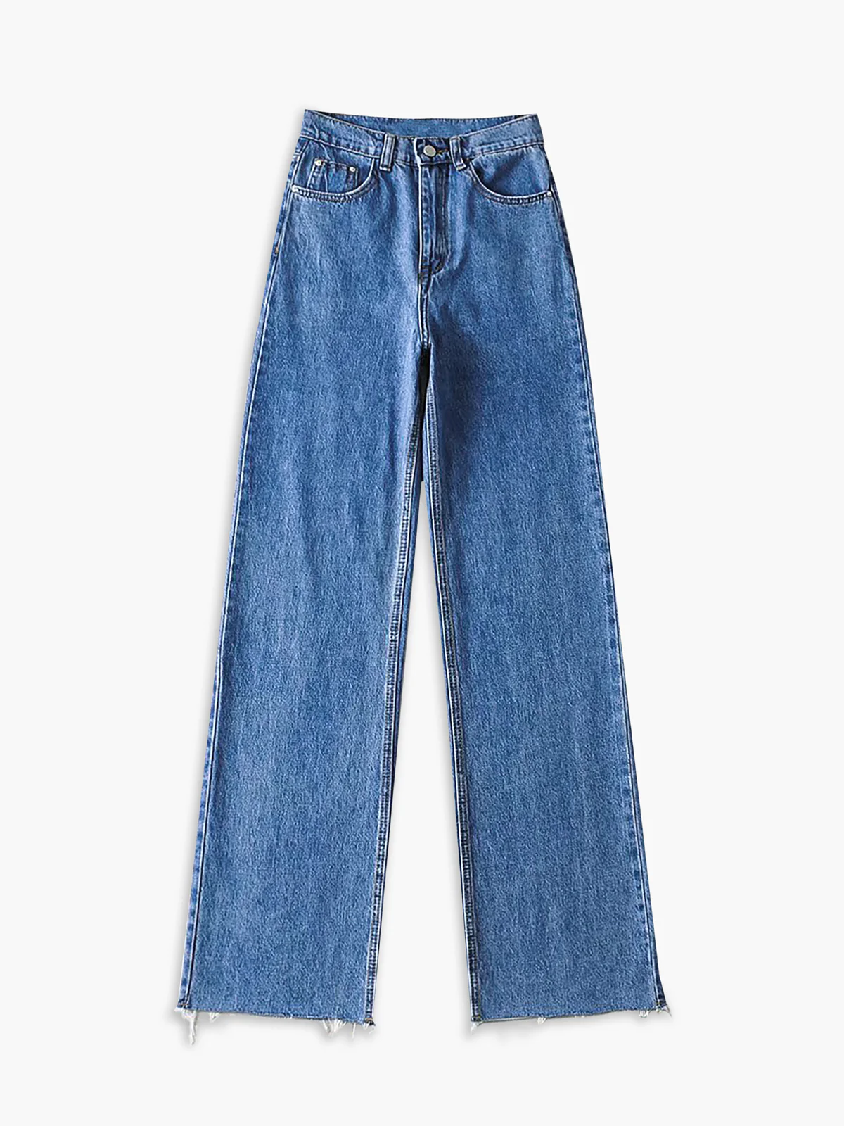 Denim Straight Leg Jeans