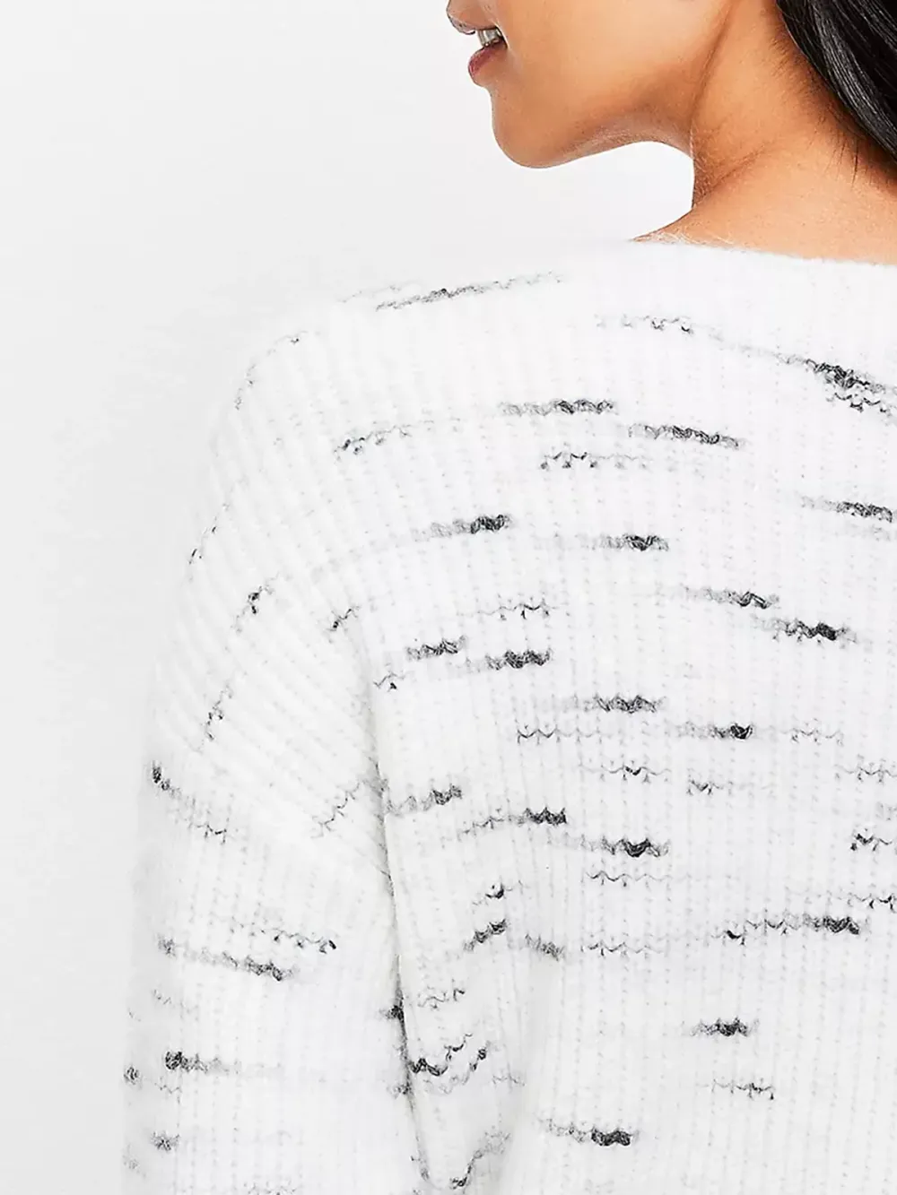 Spacedye Ribbed Boatneck Sweater