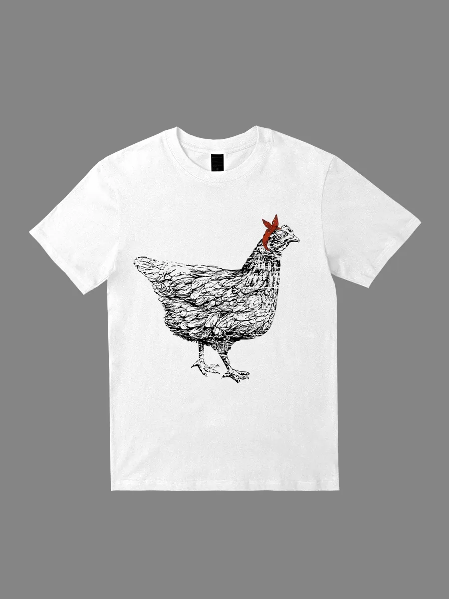 CHICKEN BANDANA GRAPHIC TEE