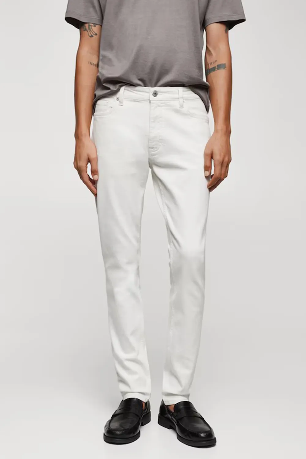 A Balanced Composition Of Cotton And Elastane Jeans