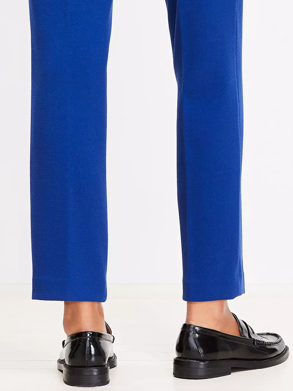 Belted Riviera Slim Pants in Doubleface