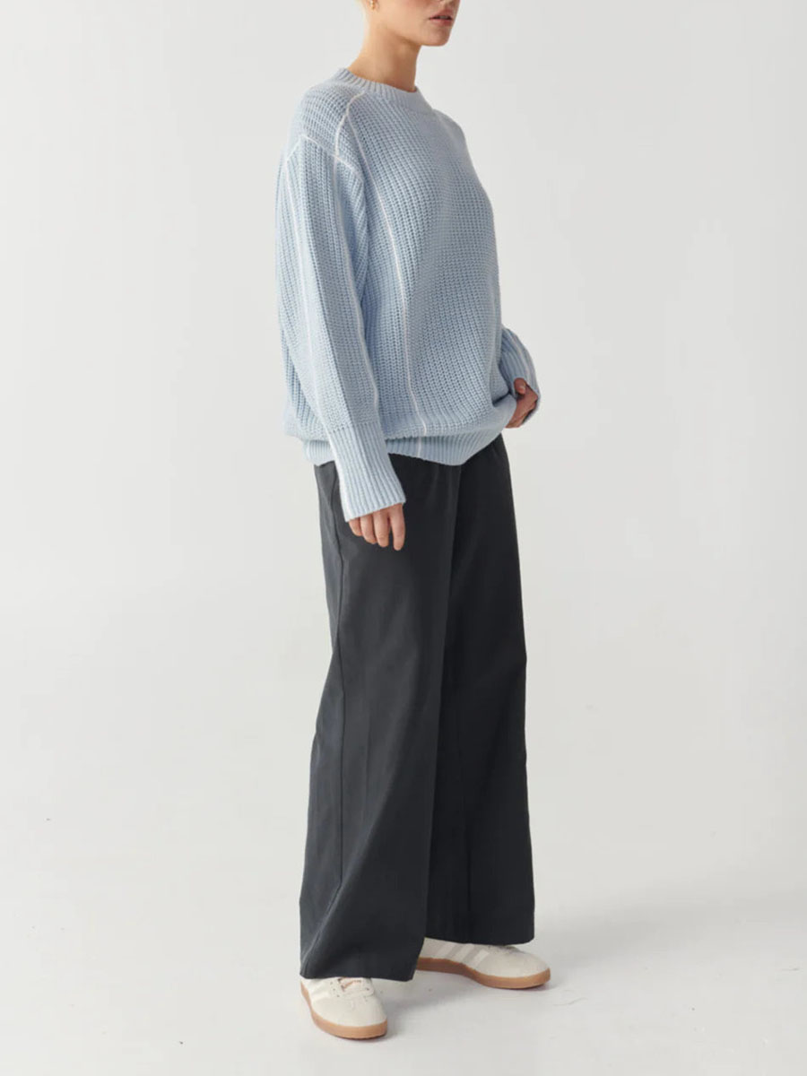 RAEF THE LABEL MYLAH OVERSIZED CREW KNIT