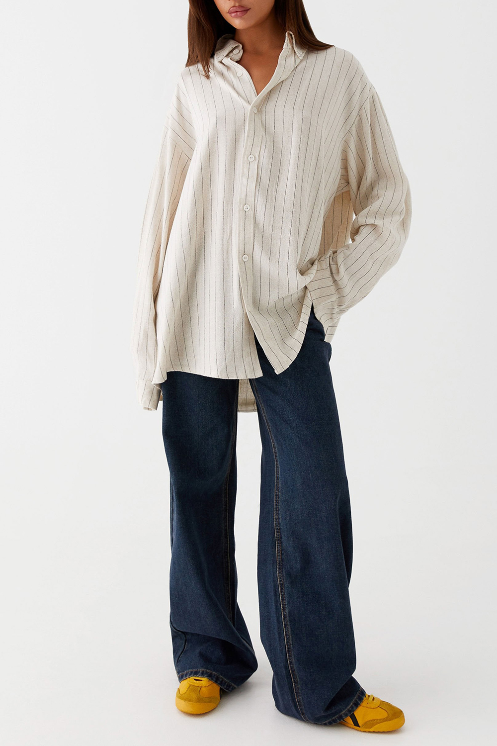 Extra large linen shirt